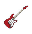 electric guitar icon vector image