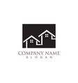 simple house home real estate logo icons vector image