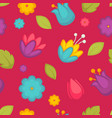background seamless pattern with spring vector image