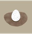 nest and egg icon vector image
