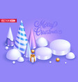 realistic 3d isometric 3d geometric vector image vector image
