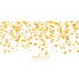 vintage gold heart confetti great design for any vector image vector image