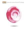 abstract watercolor art paint on white background vector image