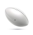 realistic rugby ball for betting design vector image vector image