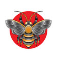 bee tattoo design vector image vector image