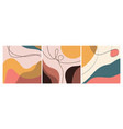 abstract contemporary modern trendy vector image