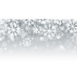 blurred motion falling snow 3d effect vector image vector image