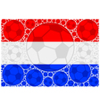 netherlands soccer balls vector image vector image