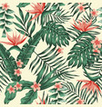 exotic tropical seamless pattern background vector image vector image