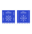 papel picado garlands mexican fiesta decorations vector image