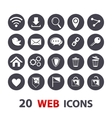 web icons vector image