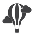 aeronautics balloon icon vector image vector image