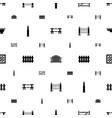 defense icons pattern seamless white background vector image vector image