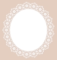 lace pearl napkin vector image