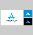 initial letter a logo vector image vector image