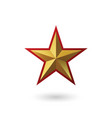 golden star vector image