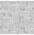 seamless background with beer brewing process vector image vector image