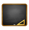 black chalkboard vector image