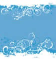 floral grunge design vector image vector image