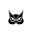 owl logo vector image vector image
