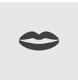 lips icon vector image