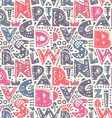 retro seamless pattern vector image vector image