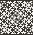 black and white abstract geometric quilt pattern vector image vector image