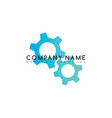 cog setting brand template logo logotype theme art vector image