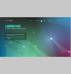 Template header with digital elements Royalty Free Vector