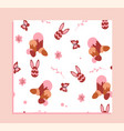 easter boho seamless patterns vector image