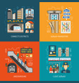 underground 2x2 images concept vector image vector image