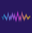 abstract sound wave voice digital waveform volume vector image vector image