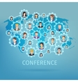 business conference concept vector image vector image