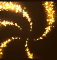 five falling christmas stars background vector image
