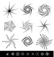 abstract shape set different geometric forms vector image