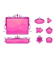 Cute user interface assets Royalty Free Vector Image