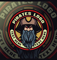 pirates mascot logo esport vector image vector image