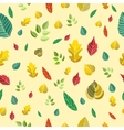 seamless pattern leaves vector image