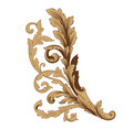 ornament baroque vector image