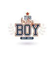 new baby boy vector image