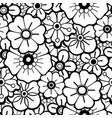 graphic floral pattern vector image