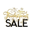 happy thanksgiving sale vector image vector image
