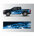 truck and cargo van wrap car decal wrap design vector image vector image