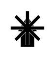 mill isolate icon vector image vector image