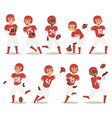 baseball team player in uniform game poses vector image