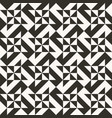 black and white abstract geometric quilt pattern vector image vector image