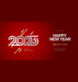 happy new year 2023 and merry christmas logo vector image vector image