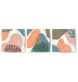 doodle abstract contemporary modern trendy vector image