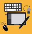 graphic designer vector image