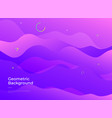 colorful abstract geometric background gradient vector image vector image
